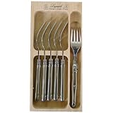 Stainless Steel Handles Laguiole Verdier Heavy Duty Boxed Salad Forks