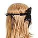 eforpretty 1920s Flapper Headband Vintage Headpiece for Women,Black and Silver