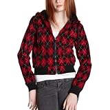 Ashley Junior's Argyle Cord Jacket With Sherpa Lining