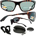RECOIL POLARIZED BIFOCAL SUNGLASSES READING MAGNIFYING READERS 175 DEMI FRAME