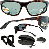 RECOIL POLARIZED BIFOCAL SUNGLASSES READING MAGNIFIERS READERS 250 DEMI FRAME