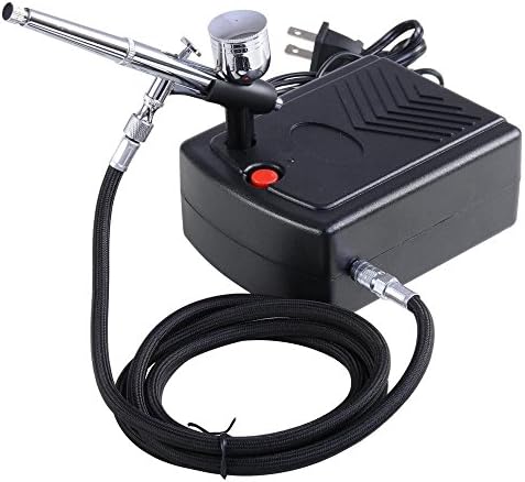 New Airbrush Kit Compressor Nail Art Tattoo Dual-Action Spay Air Brush Gun Set