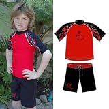Off Shore UV Protective Short Sleeve Top and Board Shorts