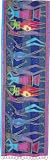 Art Of Human Being Blue Silk Scarf by Laurel Burch