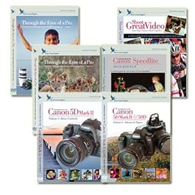 Blue Crane Digital Canon 5D Mark II DVD 6 Pack Volume 1, 2, Speedlite & EOP Set