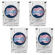 Los Angeles Clippers NBA 4pc Square Shot Glass Set