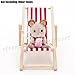 Odoria 1/12 Miniature Beach Chair Dollhouse Outdoor Furniture Accessories, Red