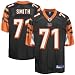Reebok NFL Equipment Cincinnati Bengals #71 Andre Smith Black Replica Football Jersey Image of Reebok NFL Equipment Cincinnati Bengals #71 Andre Smith Black Replica Football Jersey