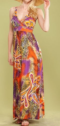 Buy Juniors Print Summer Beach Boho Maxi Long Dress