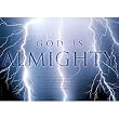 God Is Almighty (Revelations 1:8) Art Poster Print - 28x20