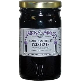 Jake and Amos Black Raspberry Preserves, 11 oz