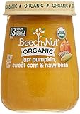 Beech-Nut Organic Just Pumpkin, Corn & Navy Bean Stage 3 Baby Food, 4.25 Ounce (Pack of 10)