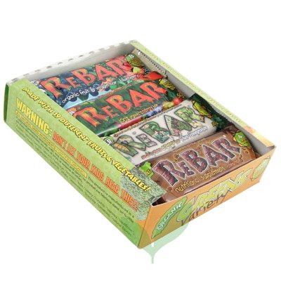 Rebar Organic Energy Bars - Variety Case of 12 (Original, Seeds N Greens, Blueberry,... by ReBar