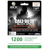 Xbox LIVE 1200 Microsoft Points for Call of Duty: Black Ops II Revolution [Online Game Code] ~ Microsoft