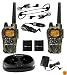 Midland Outfitter Series GXT1050VP4 50-Channel 36-Mile Waterproof 2-Way GMRS Radio with NOAA All Hazard /Weather Alert, Rechargeable Batteries, Dual Desktop charger 12 Volt Vehicle Adapter and 2 Headsets (Pair, Mossy Oak )
