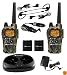 Midland Outfitter Series GXT1050VP4 50-Channel 36-Mile Waterproof 2-Way GMRS Radio with NOAA All Hazard /Weather Alert, Rechargeable Batteries, Dual Desktop charger 12 Volt Vehicle Adapter and 2 Headsets (Pair, Mossy Oak )