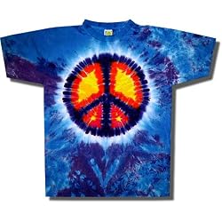 Tie Dye Mania Peace Sign Tie-Dye Short Sleeve T