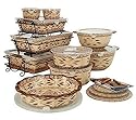 Temp-tations Old World 24-piece Complete Oven- To-table Set, Brown