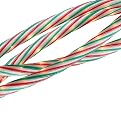 Candy Cane Rope Lights - Red/ Green/ White (18')