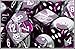 Chessex GeminiT Polyhedral 7-Die Set, Purple/Steel/White