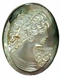 Romantica Cameo Pin Pendant Italian Mother of Pearl