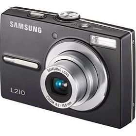 Samsung L210 Digital Camera - Black (10.0MP, 3x Optical Zoom) 2.5 inch LCD