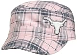 NCAA Women's Texas Longhorns Bling Cap (Pink Plaid, One Size)