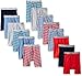 Fruit of the Loom Men's Boxer Brief 14 Pack, Assorted, Large