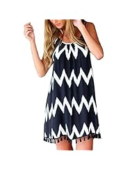 Polka Dot Print Zig Zag Spaghetti Strap Belted Chiffon  Dress