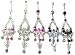 Stainless Steel Belly Ring with Clear CZ - Dangle