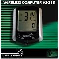 Veloset VS-213 10 Function Wireless Cycle Computer Bike Bicycle Speedo