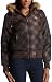 Southpole Junior's Printed Jacket With Hood Fur Trim