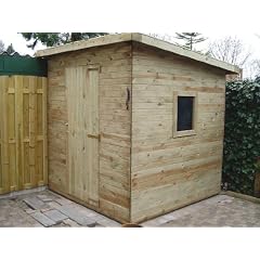 Ger�tehaus Jan mit Pultdach