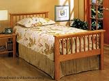 Twin Size Headboard and Footboard - Antique Oak Finish