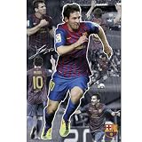F.C. Barcelona Lionel Messi Collage Affiche