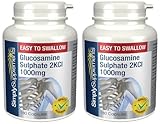 SimplySupplements High Quality Glucosamine 1000mg|Joint Pain & Arthritis Relief|2x 180 Capsules