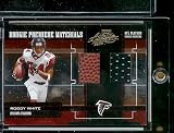 2005 Absolute Memorabilia Roddy White Rookie Premiere Materials 423/750 Jersey/Football Card - Mint Condition - Shipped In Protective Display Case Atlanta Falcons Football Card - Mint Condition - Shipped In Protective Display Case