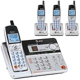 AT&T 5.8 GHz Black Digital 4 Handset Answering System (E5924)
