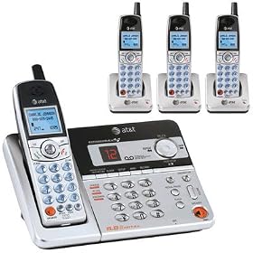 AT&T 5.8 GHz Black Digital 4 Handset Answering System (E5924) by AT&T