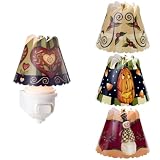 Spin Shades 24631 Little Bit O' Country Nightlight with Four Revolving Seasonal Shades