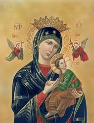 Our Lady of Perpetual Help Poster, 13" x 17" - MADE IN ITALY
