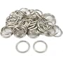 50 Steel Split Rings Key Chain Connector Parts 28mm