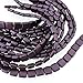 Czechmate 6mm Square Glass Czech 2-Hole Tile Beads - Purple Pearl (25)