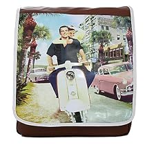 Milkshake shoulder bag - scooter (brown)