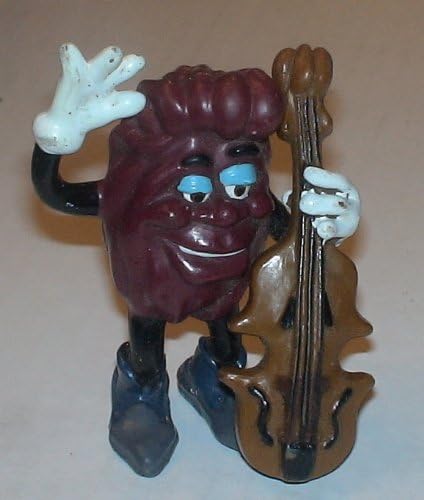 Vintage Pvc Figure : California Raisins w/ Bass