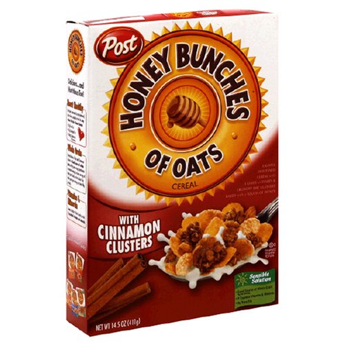 Post Honey Bunches Of Oats Cinnamon Cereal, 14.5-Ounce Units (Pack of 6) by Post