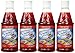 Hawaiian Punch Snow Cone Syrup 16oz Bottle (Pack of 4) Select Flavor Below (Fruit Juicy Red)