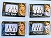 Lightahead® 4 PACK MAROON BOLLYWOOD HEAD BINDI TATTOO INDIAN ART RHINESTONE STICKON REUSEABLE