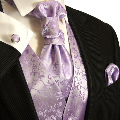 Paul Malone Wedding Vest Set Purple