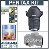 Pentax - Pentax SMCP-DA 12mm - 24mm f/4 AL (IF) Super AF Lens Kit, with Tiffen 77mm Photo Essentials Filter Kit, Lens Cap Leash, Professional Lens Cleaning Kit,